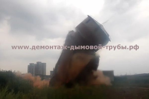 Демонтаж водонапорной башни в Московской области на Лосинопетровском ВЗУ