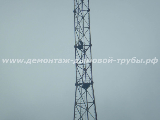 Демонтаж башни связи Ростелеком на территории Валдайского национального парка (Новгородская область)