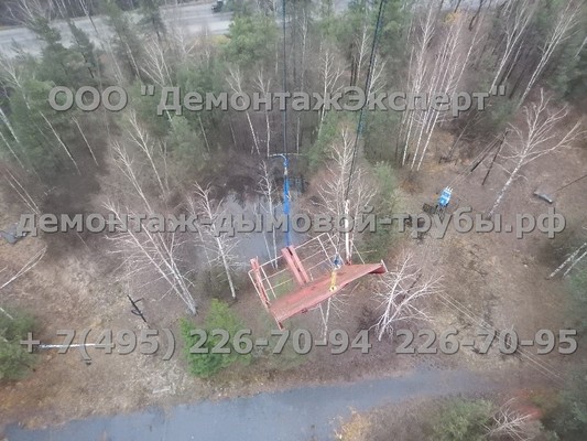 Демонтаж радиорелейной башни связи Ростелеком в Нижегородской области