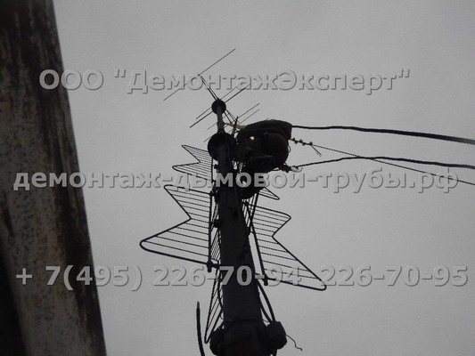 Демонтаж радиорелейной башни связи Ростелеком в Нижегородской области
