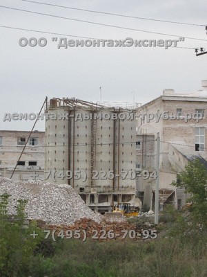 Демонтаж силосов в Татарстане