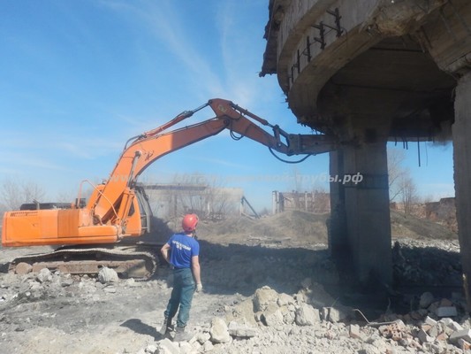 Демонтаж силосов в Тамбовской области